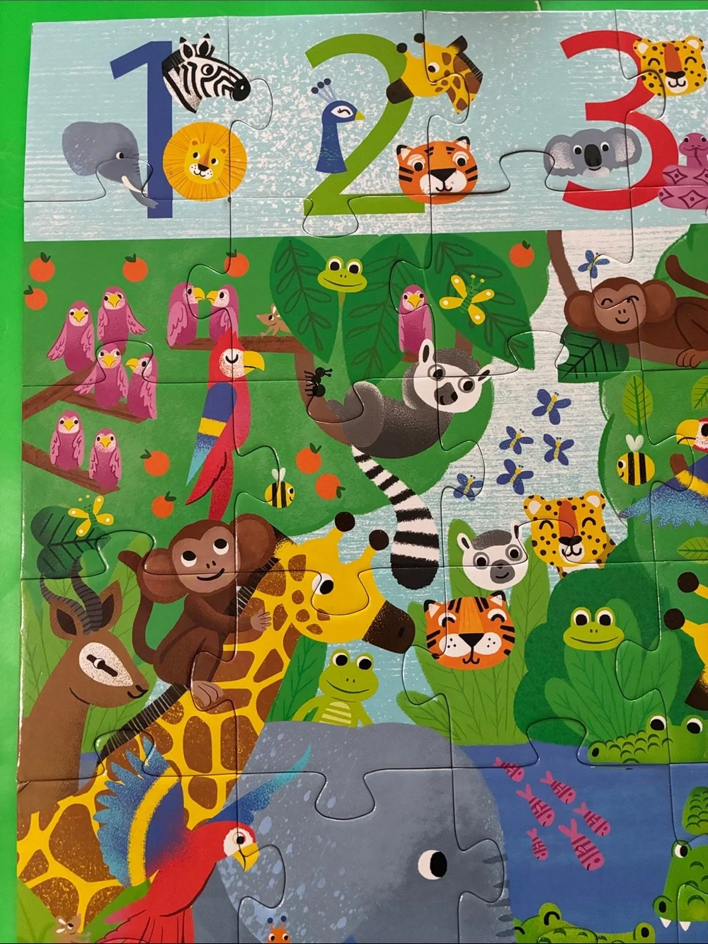 Djeco - COUNT TO 10 GIANT PUZZLE